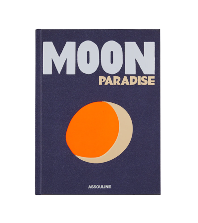 Assouline Moon Paradise By Sarah Cruddas Hardcover Book In Blu