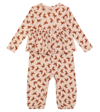 Molo Flavia Horse Printed Cotton Jumpsuit In Mini Horse Jersey