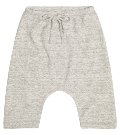 Caramel Kids' Baby Colletia Cotton Sweatpants In Grey Melange