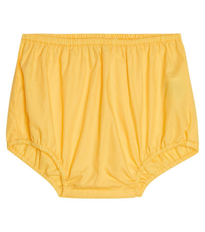 Bonpoint Babies' Aki Cotton Bloomers In Yellow