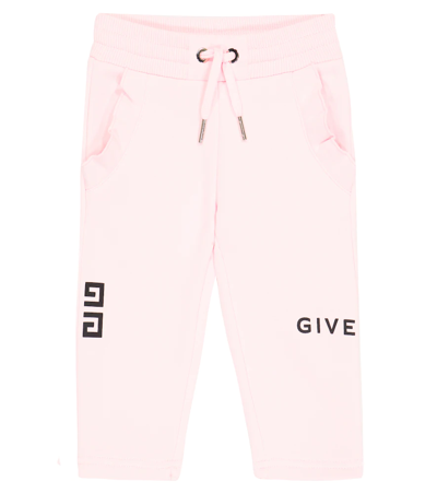 Givenchy Baby Cotton-blend Sweatpants In Marshmallow