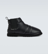 Nanushka Padded Slip-on Ankle Boots In Black
