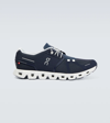 On Cloud 5 Running Shoes In Midnight/white