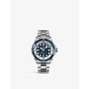 BREITLING BREITLING MENS BLUE A17375E71C1A1 SUPEROCEAN STAINLESS-STEEL AUTOMATIC WATCH,59673744