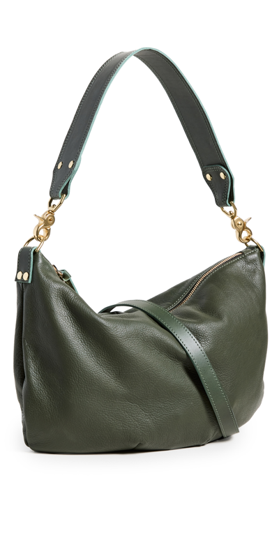 Clare V Moyen Messenger Bag In Loden