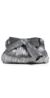 LOEFFLER RANDALL PLEATED FRAME CLUTCH WITH BOW