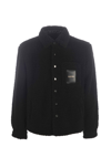 Axel Arigato Black Aspen Teddy Overshirt In Nero