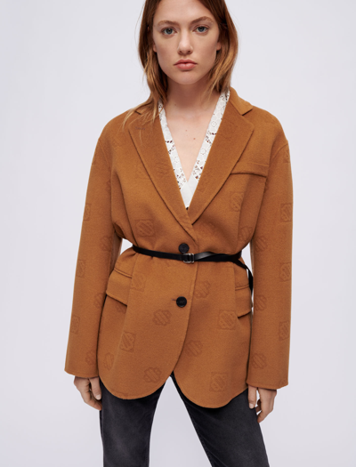 Maje Size Woman-see All-us Xs / Fr 0 In Tobacco