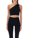 Rick Owens Athena Active Knit Bra In Black Clothing In Black