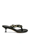 Bottega Veneta Chain-embellished Braided Leather Mules In Inkwell