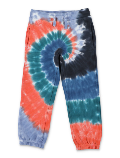 Stella Mccartney Kids' Trousers With Tie Dye Pattern In Multicolor