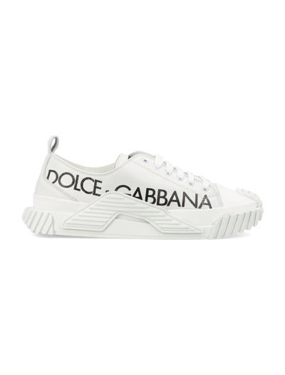 Dolce & Gabbana Kids' Ns1 Logo-print Low-top Trainers In White