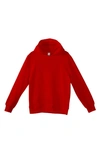 Fleece Factory Pullover Fleece Hoodie In Red