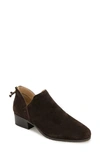 Kenneth Cole Side Skip Suede Ankle Boot In Chocolate