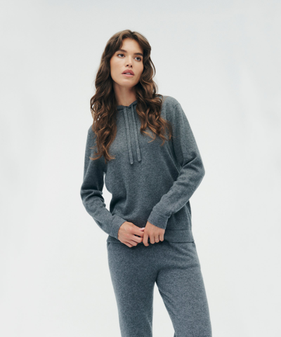 Naadam The Essential Cashmere Hoodie In Granite