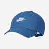 Nike Sportswear Heritage86 Futura Washed Hat In Blue