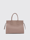 Marsèll Curva Medium Bag In Leather In Dove Grey