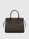 Marsèll Small Curve Bag In Grained Leather In Dark