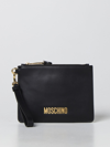 MOSCHINO COUTURE LEATHER CLUTCH,D26371002