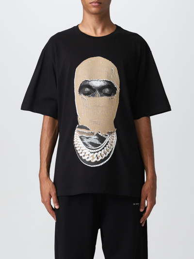 Ih Nom Uh Nit Mask Print Cotton T-shirt In Black