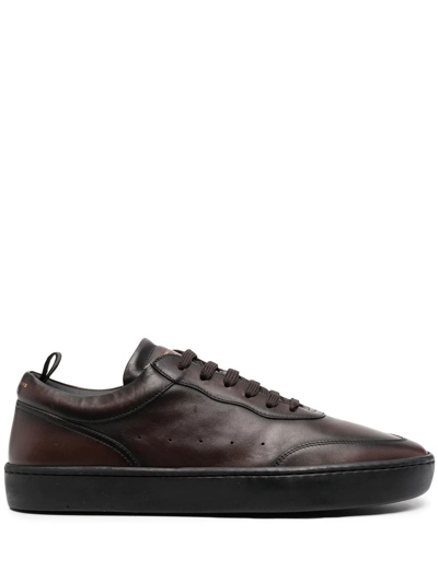 Officine Creative Kyle Lux 001 Low-top Sneakers In Brown