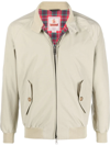 BARACUTA BUTTON-COLLAR BOMBER JACKET