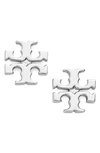 Tory Burch Kira Stud Earrings In Silver