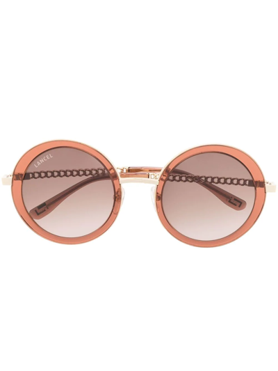 Lancel Adele Round-frame Sunglasses
