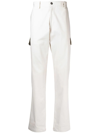 ISAIA DRILL MID-RISE CARGO TROUSERS