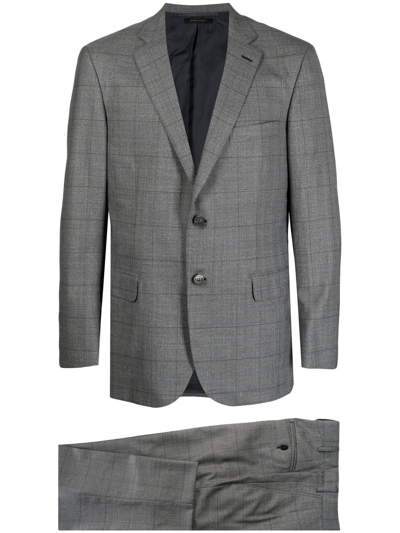 Brioni Brunico Single-breasted Two-piece Suit In Grey
