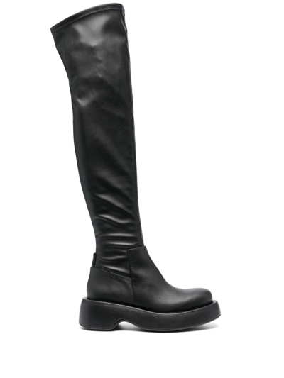 Paloma Barceló Jessie Thigh-high Boots In Black