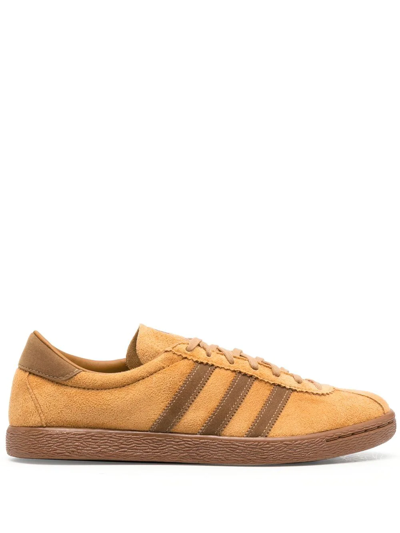 Adidas Originals Tobacco Gruen Faux Suede Sneakers In Mesa/brown Desert/wild Brown