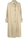 Studio Nicholson Everyday Mac Outerwear Clothing In Neutral