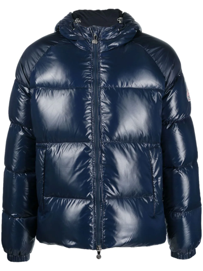 Pyrenex Sten Hooded Padded Jacket In Amiral