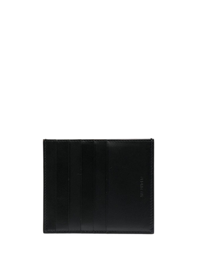 Jil Sander Leather Card Holder In Black