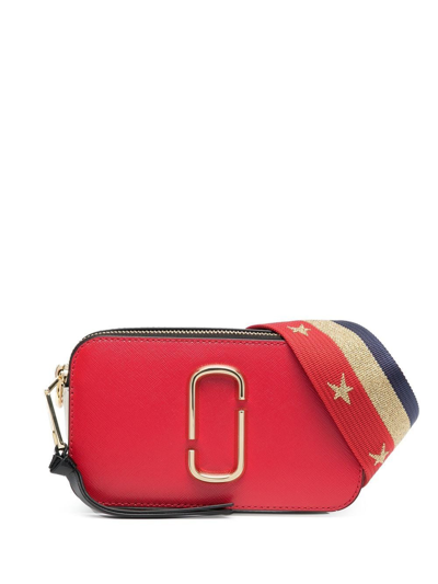 Marc Jacobs Logo标牌单肩包 In Red