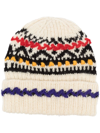 Isabel Marant Gael Crafty Wool Blend Beanie In Nude