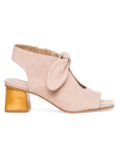 Bernardo Women's Lizzie Suede Sandal Bootie In Blush