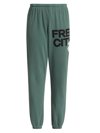 Freecity Logo Sweatpants In Surplus Green