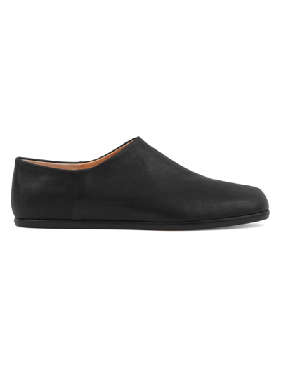 Maison Margiela Men's Tabi Babouche Loafers In Black