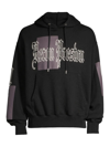 Heron Preston Gothic Logo Block Hoodie In Black