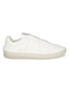 Lanvin Clay Low-top Leather Sneakers In White