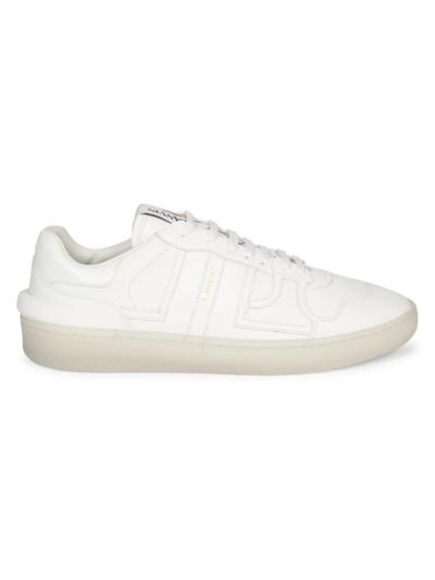 Lanvin Clay Low-top Leather Trainers In White