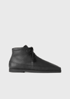 TOTÊME THE HIGH TOP SHEARLING MOCCASIN BLACK