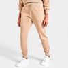 Nike Women's Sportswear Phoenix Fleece High-waisted Jogger Sweatpants In Hemp/sail