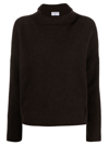 Filippa K Mika Funnel-neckline Jumper In Brown