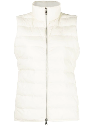 Polo Ralph Lauren Recycled-nylon Padded Gilet In Nude