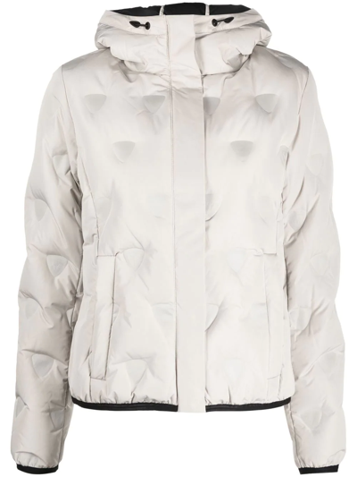 Rossignol Hooded Quilted Jacket In Nude