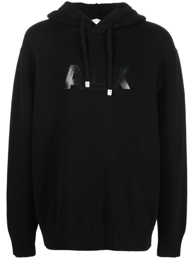 Alyx Logo-print Hoodie In Black