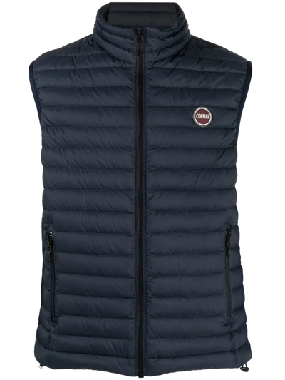 Colmar Lightweight Down Vest With Drawstring In Blue